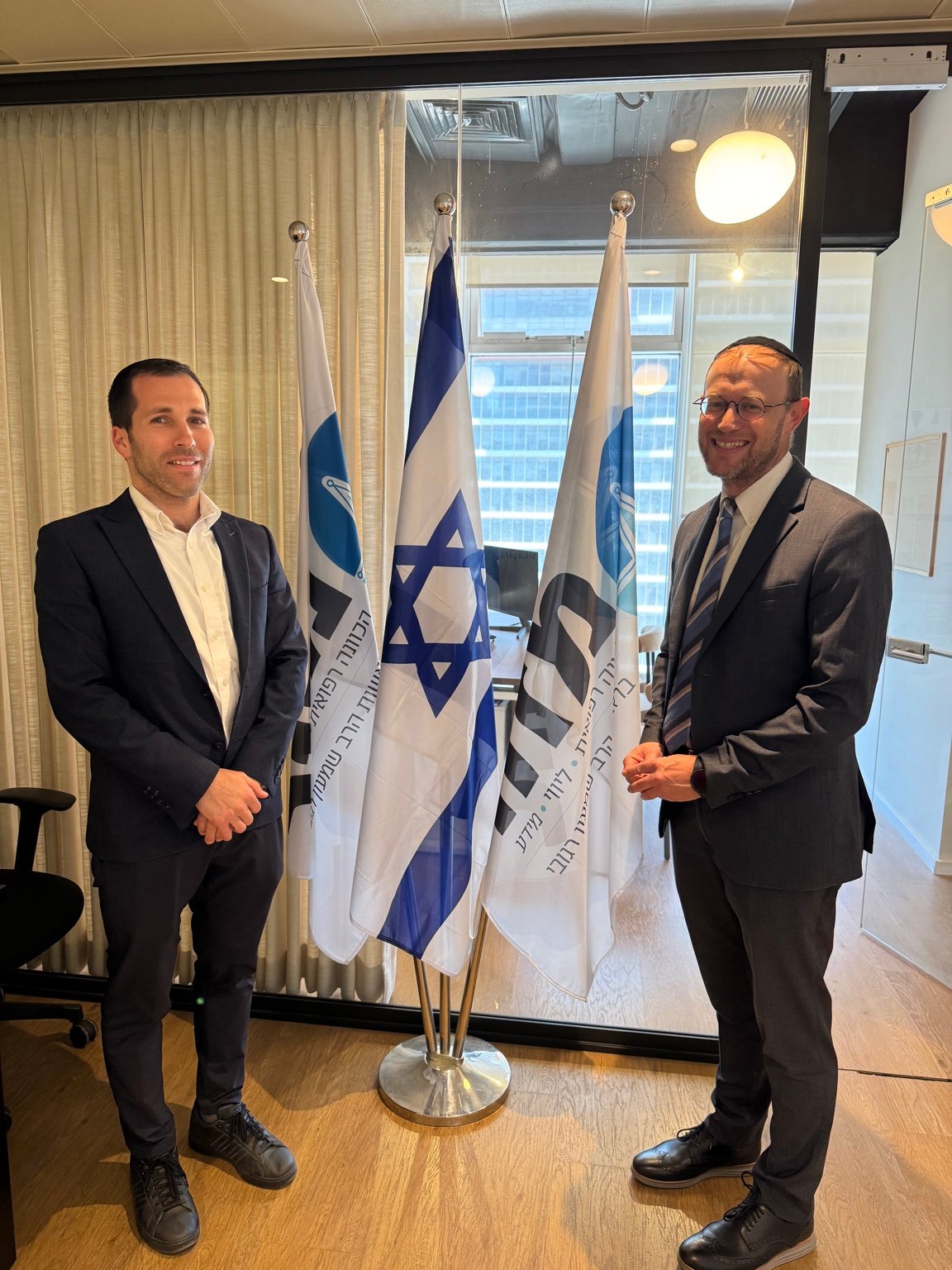 A shared photograph from Rabbi Dov Popper’s visit to Mazor